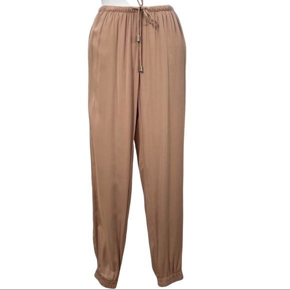Divided Pants - Divided By H&M Size 4 Pull On Elastic Waist Mauve Joggers #WB117